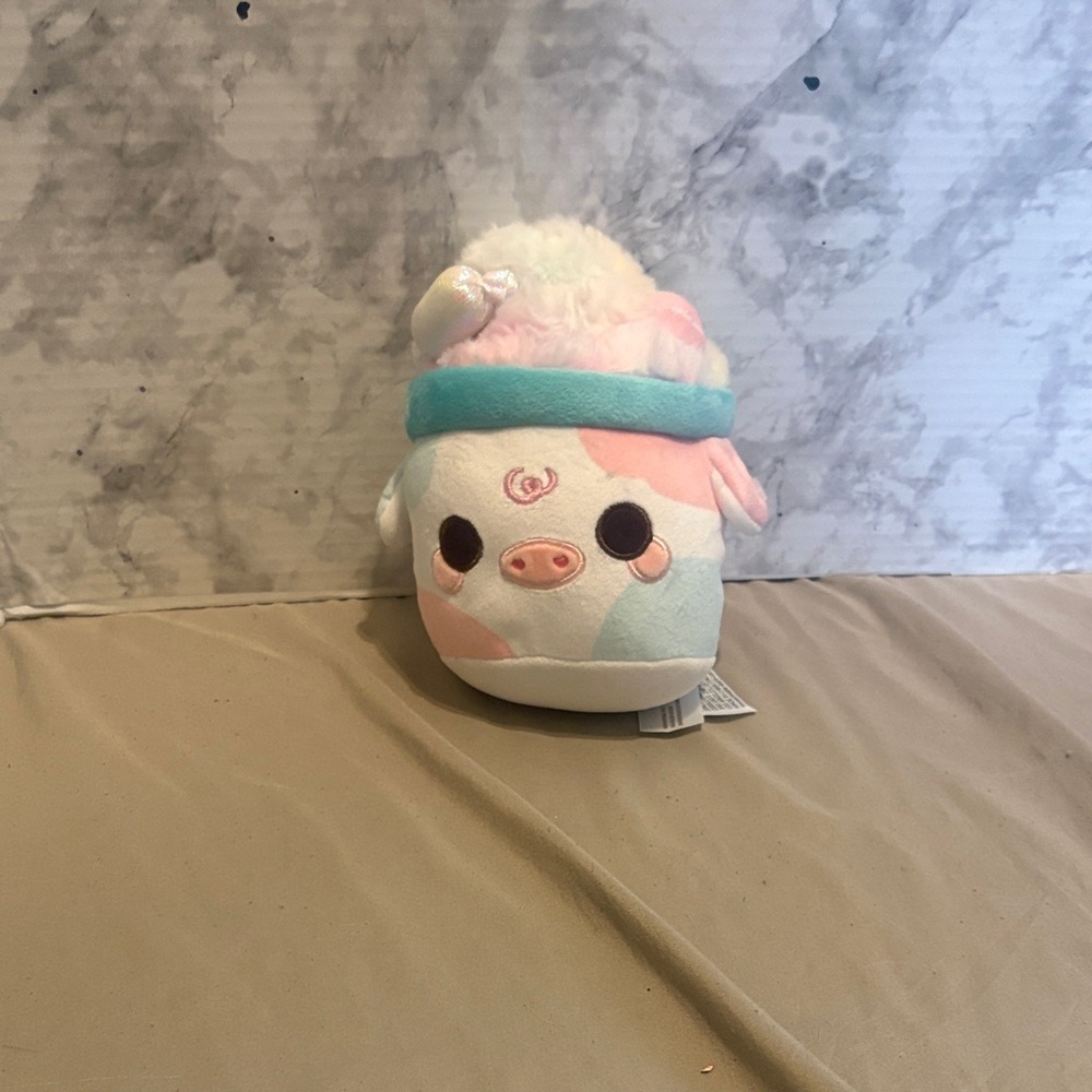 Pastel Plush Pig Toy